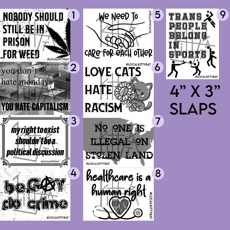 2"x3" and 3"x4" slaps / graffiti stickers - Image 2