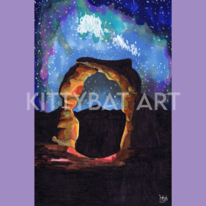 'glowing arch' – PRINT (4"x6")