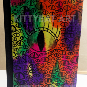 neon eyes notebook