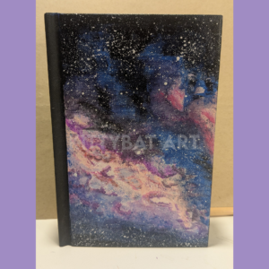 purple galaxy sketchbook