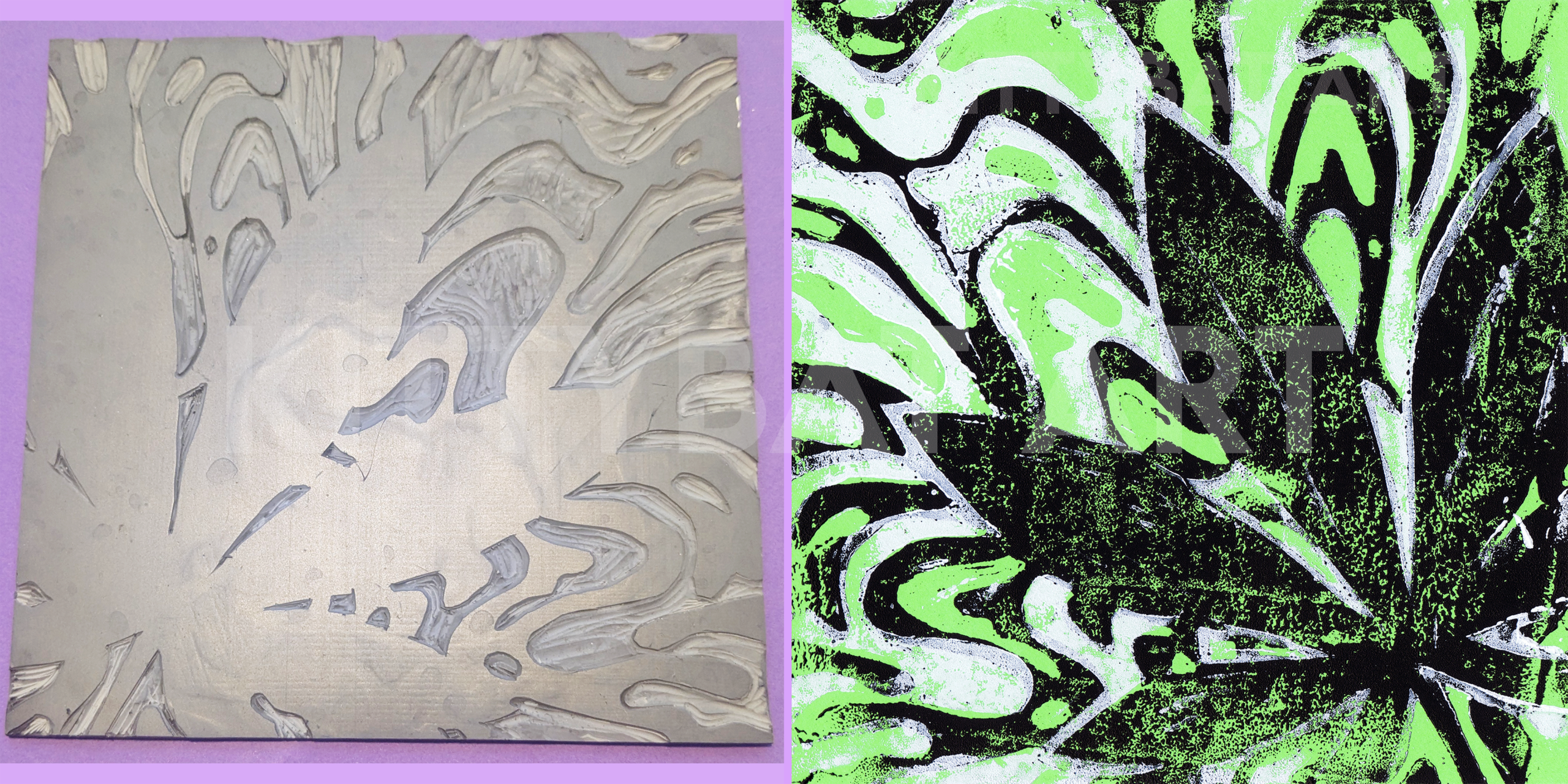 custom linoprint - commission - Image 2