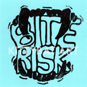 'bite risk' linoprint